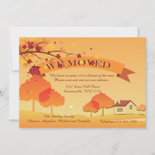 In vuur en vlam met de Herfst kleurt Bewegende Kaart