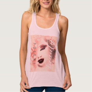 In Waterverf schilderen binnen schoonheidsvlakken Tanktop