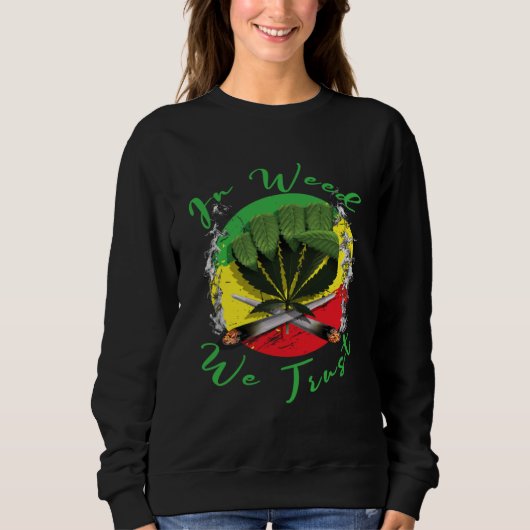 In Weed We Trust American Legalize Spliff Tops (Voorkant)