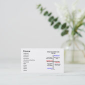 In welk kwadrant zit je? (Kennis Humor) Visitekaartje (Staand voorkant)