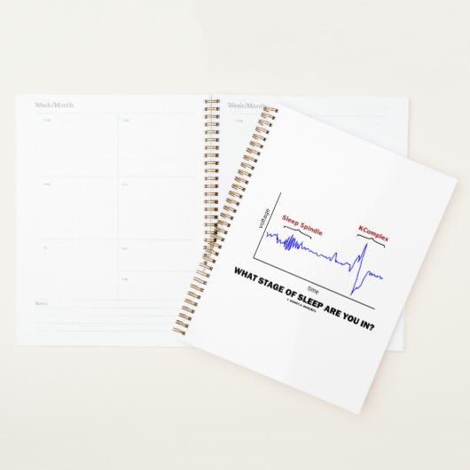 In welk stadium van de slaap ben je? planner (Display)
