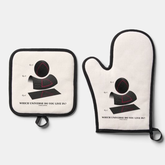 In welk universum woon je? Astrofysica Ovenwant & Pannenlap Set (Voorkant)