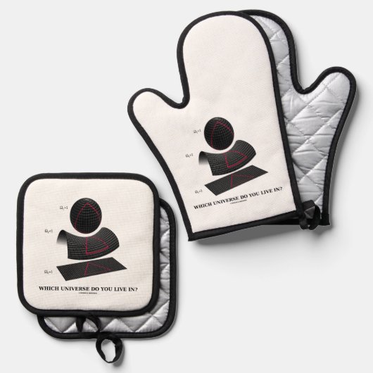 In welk universum woon je? Astrofysica Ovenwant & Pannenlap Set (Voorkant / Achterkant)