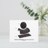 In welk universum woon je? (Fysieke Humor) Briefkaart (Staand voorkant)