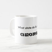 In welke staat leven lettertypen? Mok (Voorkant links)