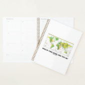 In welke tijdzone ben je? Wereldkaart Planner (Display)