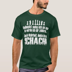 In werkelijkheid is een schaak t-shirt