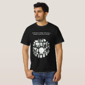 "In wijn is wijsheid" druk trendy mannen T-shirt u (Voorkant volledig)