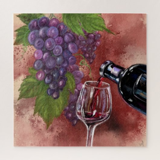 In wijn veritas Puzzle Legpuzzel (Verticaal)