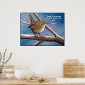 IN WINTER: ART: BIBLE VERSE, PSALMS POSTER (Keuken)