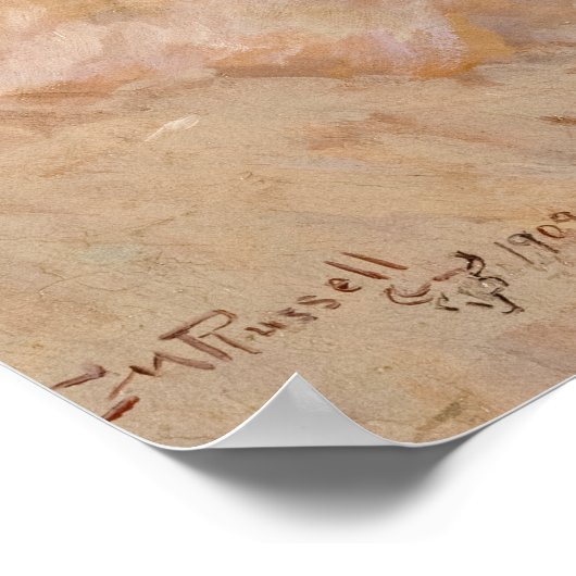 In Without Knocking, 1909 by Charles M Russell Poster (Hoek)