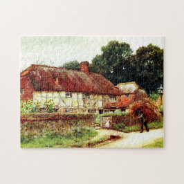 In Witley Village door Helen Allingham Legpuzzel