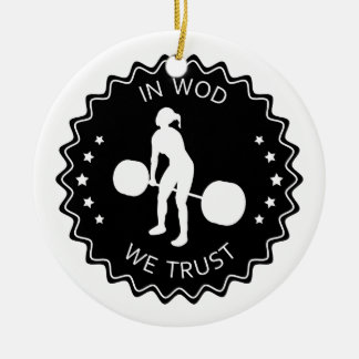 In Wod vertrouwen we - Inspiratie Keramisch Ornament