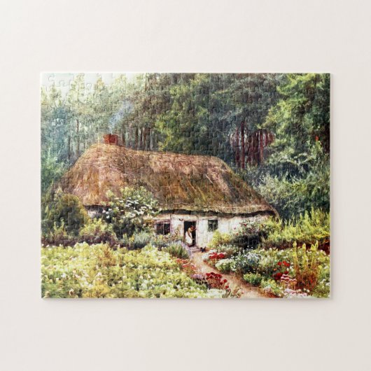In Wormley Wood door Helen Allingham Legpuzzel (Horizontaal)