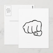 in yo face faust.ai briefkaart (Voorkant / Achterkant)
