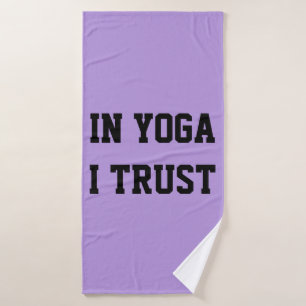 IN YOGA TRUST Bath Towel Badhanddoek