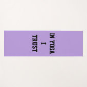 In Yoga vertrouw ik Lavender Yoga Mat (Voorkant (horizontaal))