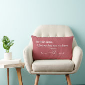"In Your Arms" Kussen met Spreuk Liefde Kussensloo (Stoel)
