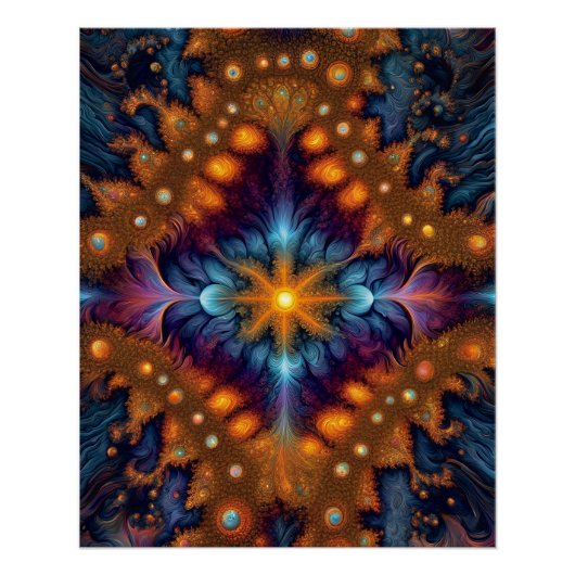 in zichzelf gekeerd universum perfect poster (Voorkant)