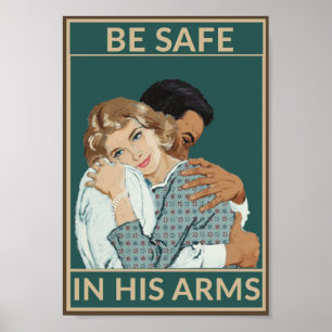 In zijn armen poster