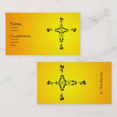 In zijn dienst visitekaartje (Voorkant / Achterkant)