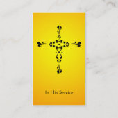 In zijn dienst visitekaartje (Achterkant)