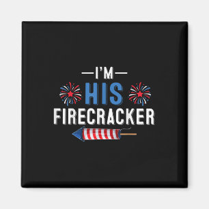 In zijn Firecracker 4th of July USA Patriotic Coup Magneet