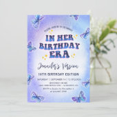 In zijn geboortejaar is de vlinder Paarse Kaart (Staand voorkant)