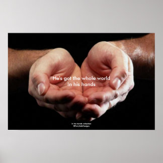 In zijn handen Poster