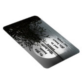 In zijn handen reflecterend maan magneet (Rechterzijde)