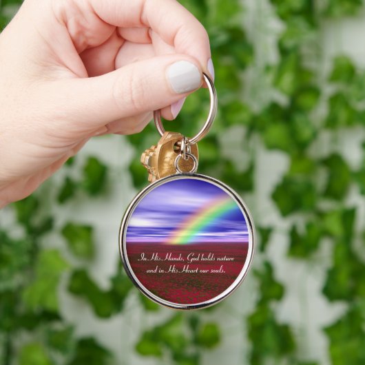 In zijn handen sleutelhanger (Hand)