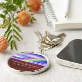 In zijn handen sleutelhanger (Zijkant)