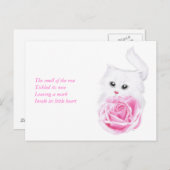 In zijn kleine hart briefkaart (Voorkant / Achterkant)