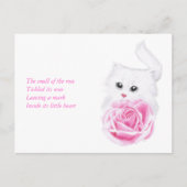 In zijn kleine hart briefkaart (Voorkant)