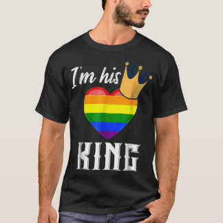 In Zijn Koning LGBTQ Regenboog Hart Gay Vriend T-shirt