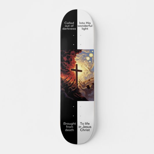 In Zijn Licht Persoonlijk Skateboard (Voorkant)