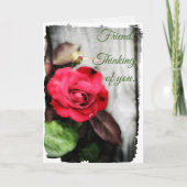 In zijn liefdevolle zorg notitiekaartje (Voorkant)