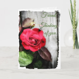 In zijn liefdevolle zorg notitiekaartje