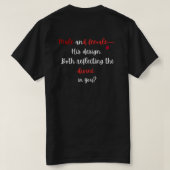 in "Zijn"? ontwerp  T-shirt (Design achterkant)