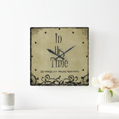 In zijn tijd bijbelse versie vierkante klok (Huis)