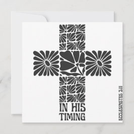 In zijn tijd Christelijke Kruis Kaart Christelijk