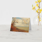 In Zijn Woord heb Ik Mijn hoop gesteld - Schrift e Kaart (Gele Bloem)