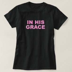 In Zijne Grace Pink & Gingham Pset Christelijk T-shirt