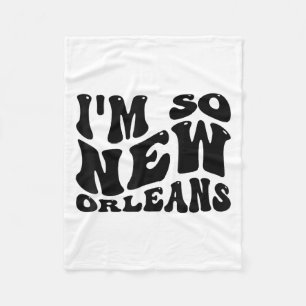 In zo New Orleans, citaten van de stad Fleece Deken