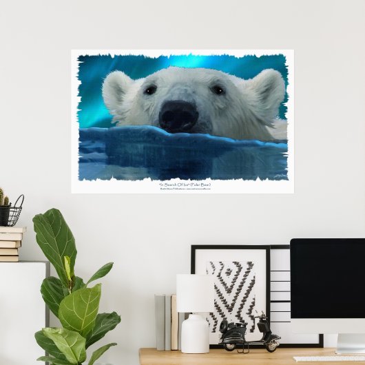 IN ZOEK NAAR ICE ~ Art Poster (Thuiskantoor)