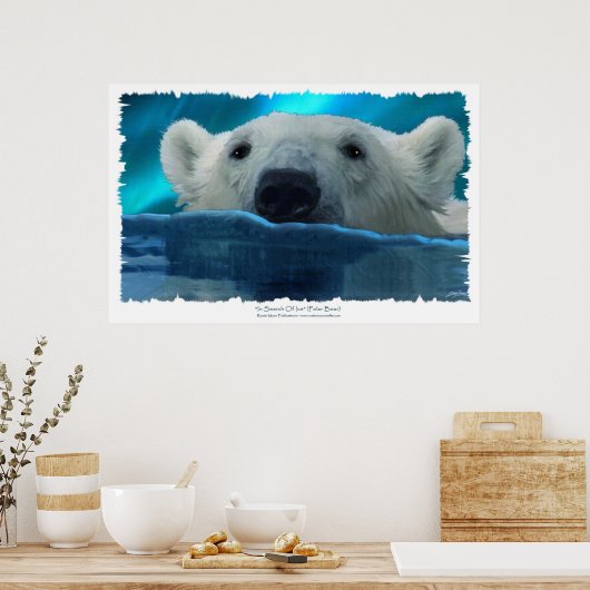 IN ZOEK NAAR ICE ~ Art Poster (Keuken)