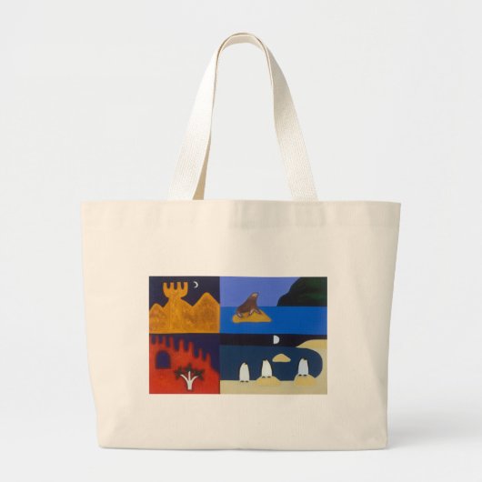 In Zuid-Afrika 2006 Grote Tote Bag (Voorkant)