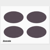 in zwart 0900 abstracte kunst ovale sticker (Vel)