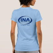 INA Officiële Logo 1 T-shirt (Achterkant)