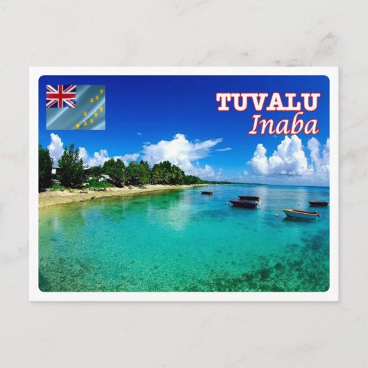 Inaba - Tuvalu - Zee Uitzicht - Briefkaart (Voorkant)